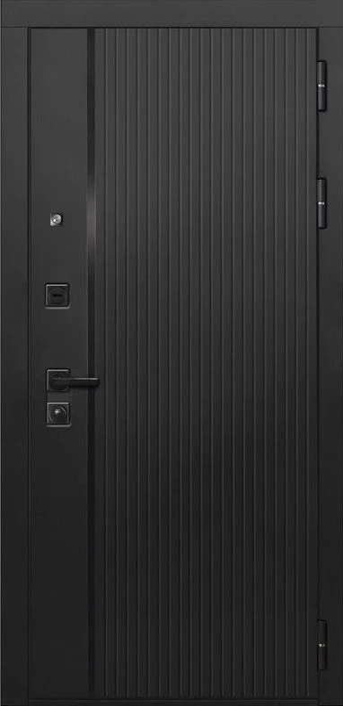 Входная дверь ДвериПРО L-45 ФЛ-701 (10мм, дуб шоколад) DPRO204453 внешняя сторона